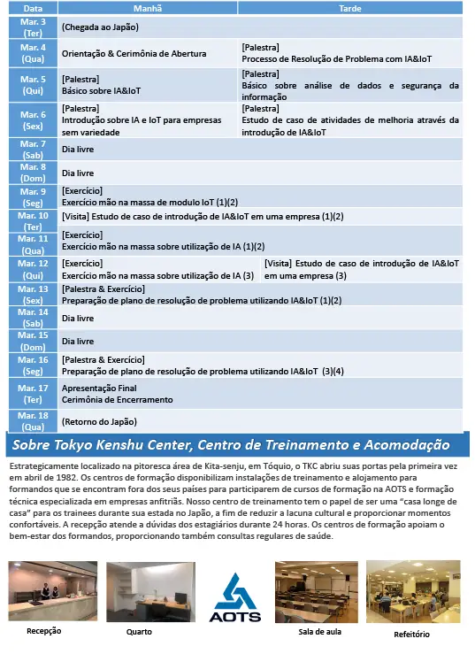 Agenda preliminar PSAI 2026